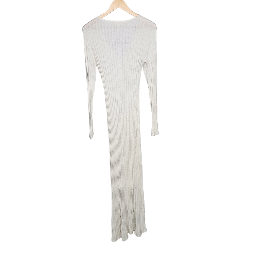Reformation Lemon Dress Cream Midi Size XL - Picture 2 of 8